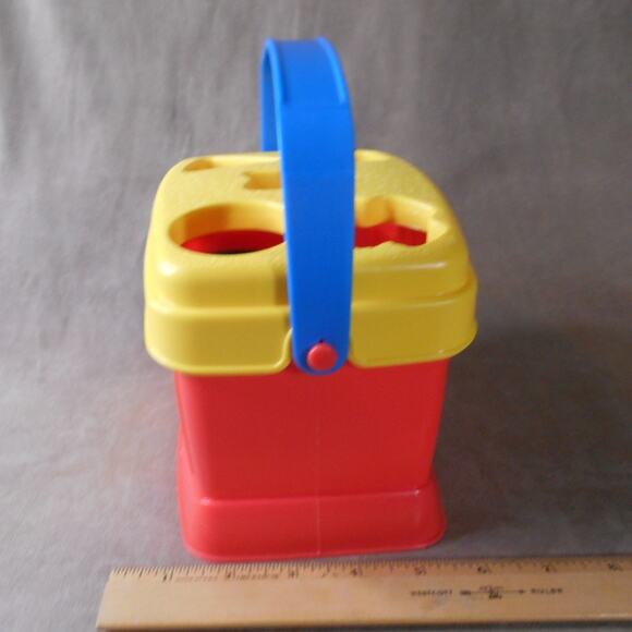 Fisher Price 2006 Baby's First Blocks Shape Sorter Red L4804 Complete - Picture 8 of 10